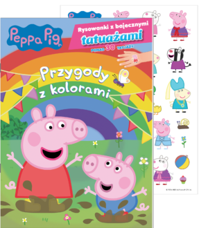 Peppa Pig. Rysowanki z bajecznymi tatuażami cz. 1